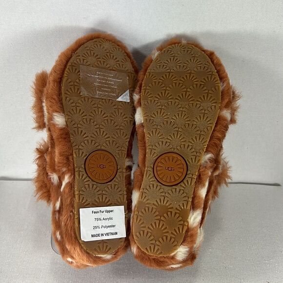 UGG Oh Yeah Spot Natural Slide Slippers Various - Picture 5 of 7